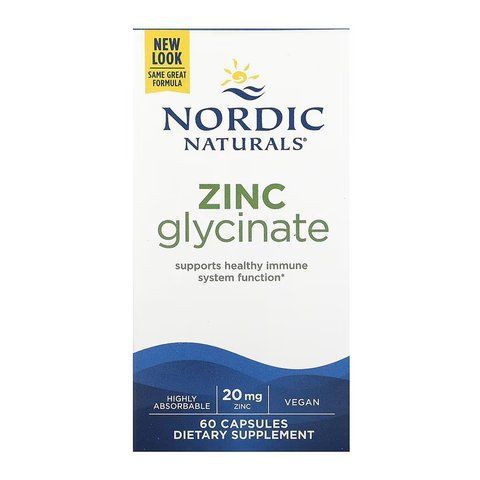 Zinc Glycinate - 60 caps 2023-10-7857 фото