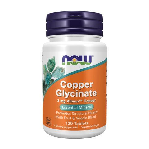 Copper Glycinate 3mg - 120 tabs 2023-10-3096 фото