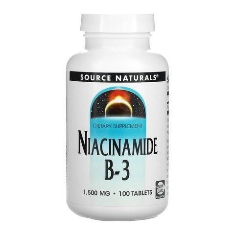 Niacinamide B-3 1500 mg - 100 tabs 2023-10-6158 фото