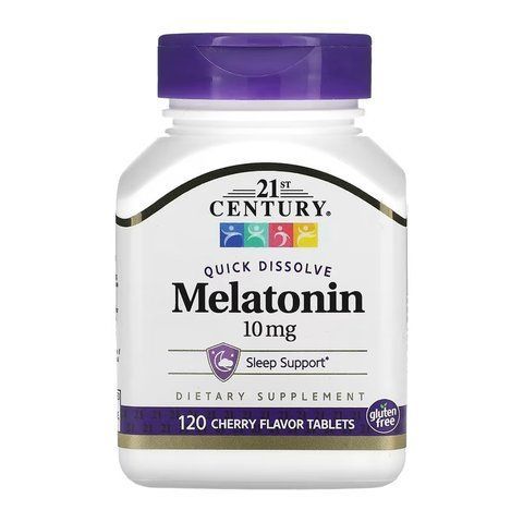 Melatonin 10 mg Quick Dissolve - 120 tabs 32376 фото