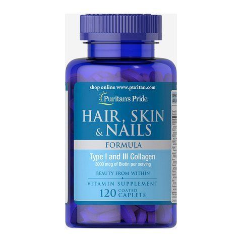 Hair, Skin & Nails Formula - 120 caps 2023-10-7005 фото