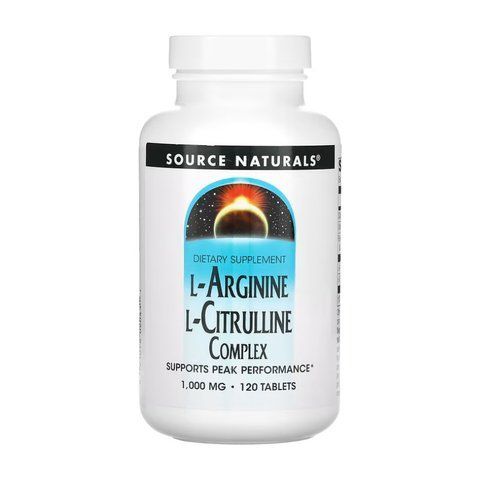 L-Arginine L-Citrulline Complex 1000mg - 120 tabs 2023-10-2701 фото