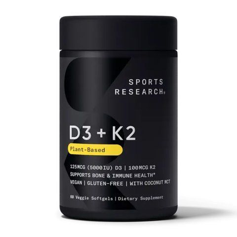 Vegan D3 5000iu + Vitamin K2 100mcg - 60 softgels 2023-10-4010 фото