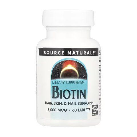 Biotin 5000mcg - 60 tabs 2023-10-4622 фото