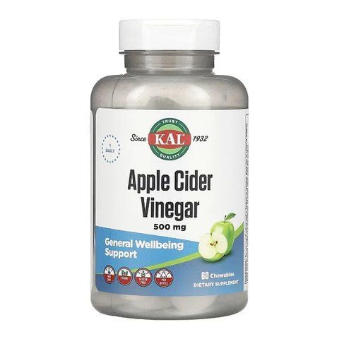 Apple Cider Vinegar 500mg - 60 chewables 2023-10-4030 фото
