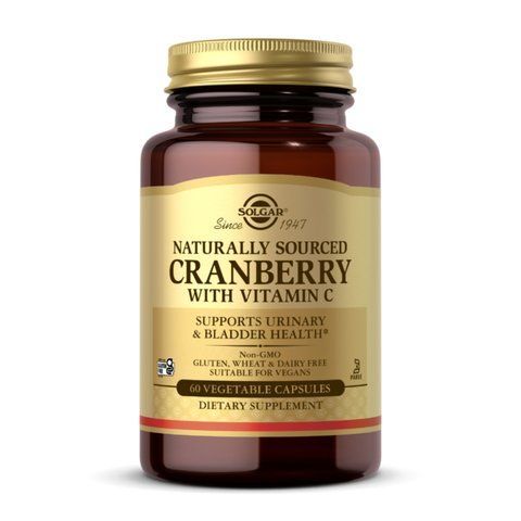 Natural Cranberry with Vitamin C - 60 vcaps 2023-10-3688 фото